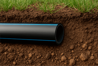 Глубина заложения ПНД труб